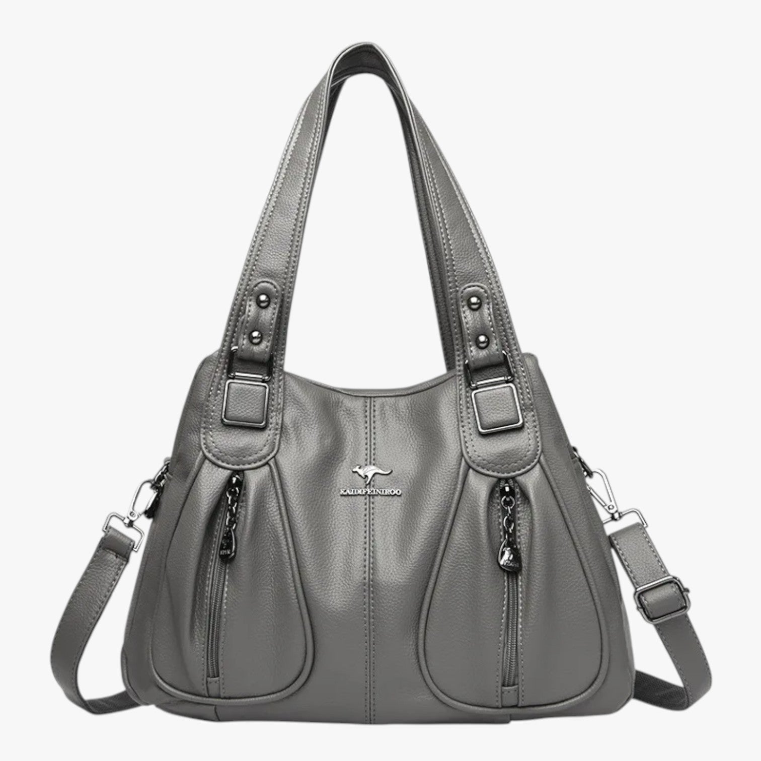 Dagelijkse elegantie - De leren schoudertas die elke look verrijkt Dames