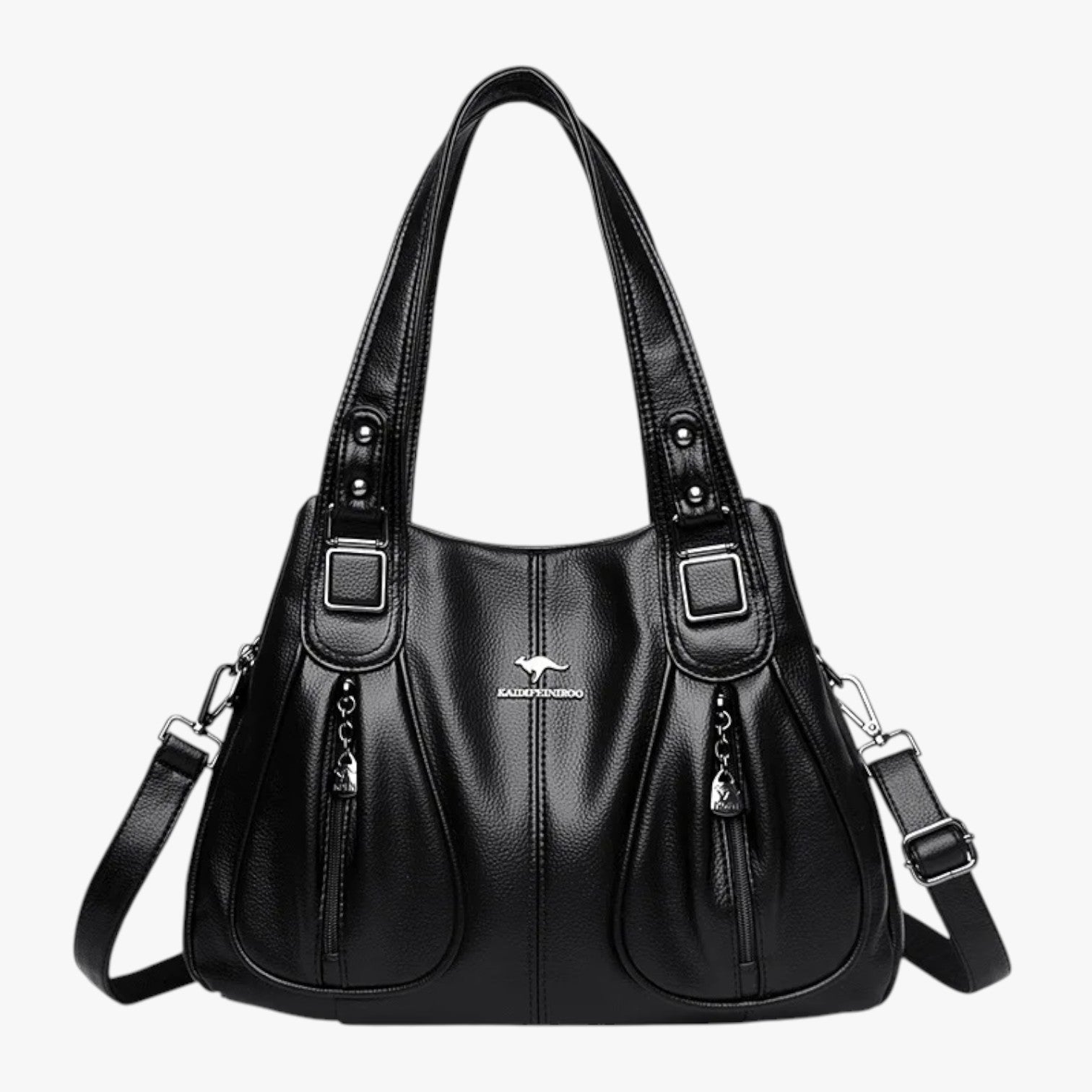 Dagelijkse elegantie - De leren schoudertas die elke look verrijkt Dames