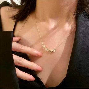 Necklace : Love & Luck - Het Perfecte Symbool dat Je op Twee Manieren Kunt Dragen - Goud in van Pantino