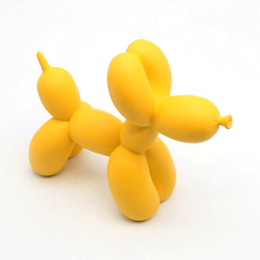 home & garden : Ballon Hond Sculptuur Geel - Levendig Woonkamer Decoratie - Kunststof in van Pantino