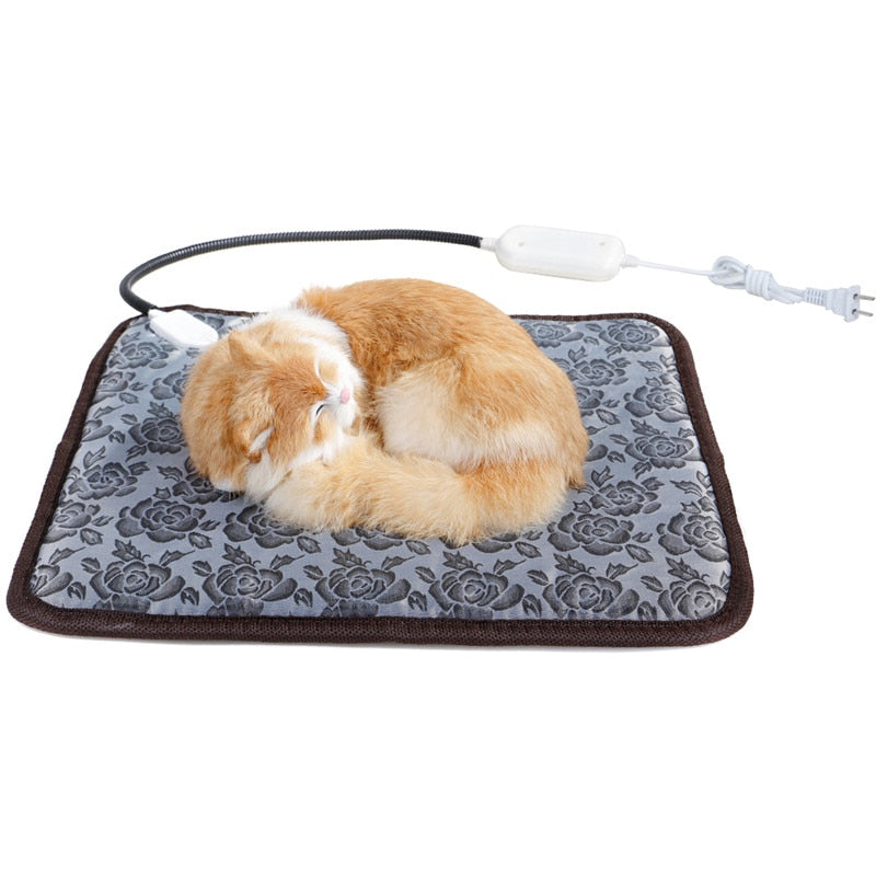 pets : Huisdier Winterdeken Grijs - Waterdichte Warmtedeken Pootjesprint - Fleece in van Pantino