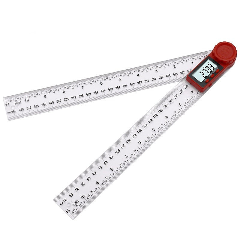 outdoor equipment : GardenFeel Digitale Hoekmeter - Meet Eenvoudig en Nauwkerig - Zwart in Wit 300mm van Pantino