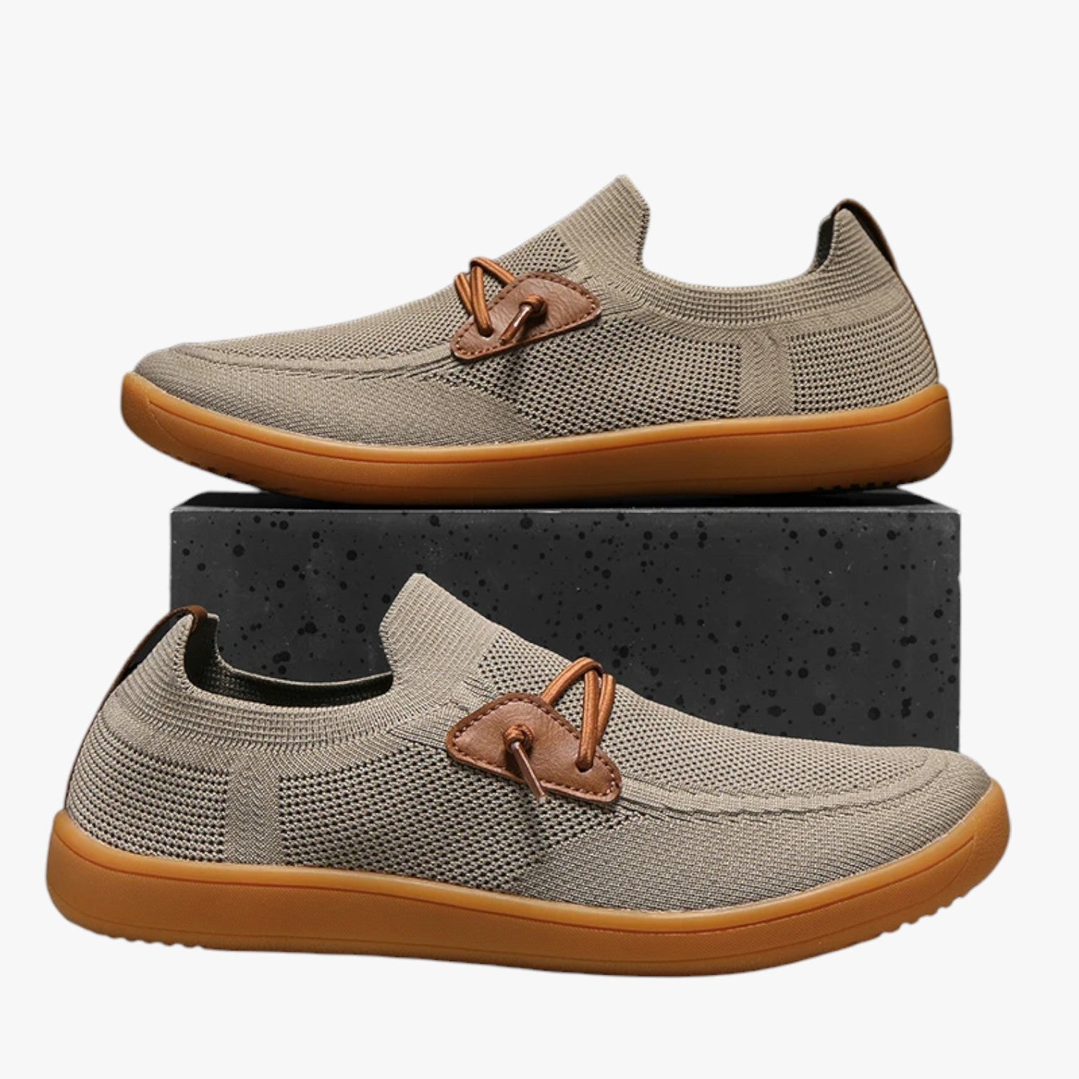 Sneakers voor Heren, Ademend, met Brede Neus voor Buitencomfort