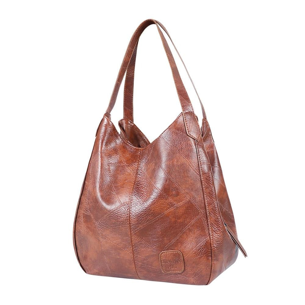 bags : Benetti Handtas Heren Zwart in Bruin van Pantino
