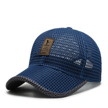 Hat : Pet Zwart - Breeze Cap - De Ultieme Ademende voor de Zomer in Blauw van Pantino