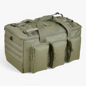 bags : Tactische Duffeltasche 55L - Verstelbare Schouderriem en Meerdere Vakken - Khaki in Groen van Pantino