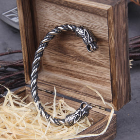 Bracelet : Draken Armband Noordse Mythologie Roestvrijstaal in van Pantino