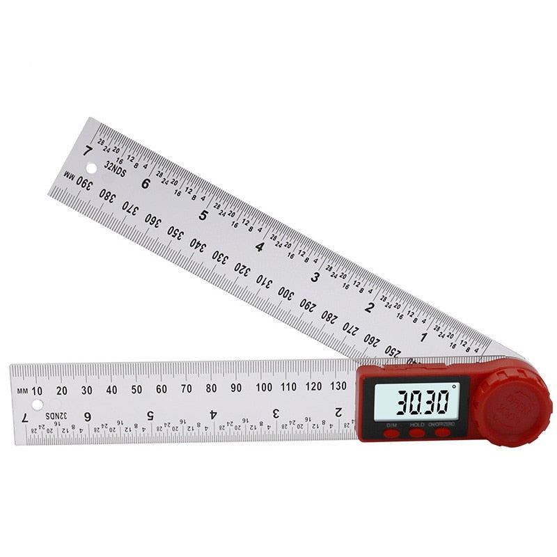 outdoor equipment : GardenFeel Digitale Hoekmeter - Meet Eenvoudig en Nauwkerig - Zwart in Wit 200mm van Pantino