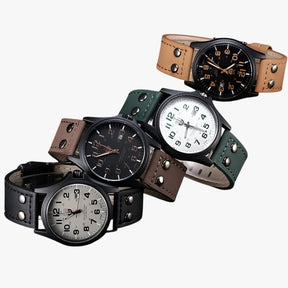 Women's Watch : Eleganza Dagelijks - Dameshorloge met Datumaanduiding en Sportieve Stijl - Zwart Wit in van Pantino