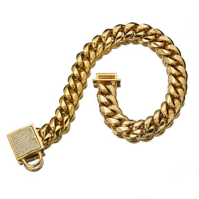 pets : BlingBling - Metalen Honden Ketting - Zilver met Diamand in van Pantino