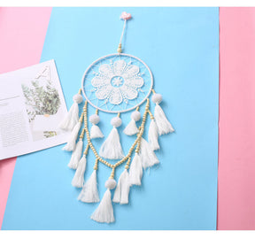 home & garden : Mandala Wandhanger - Zon en Maan Bohemian Decoratie - Katoen in van Pantino