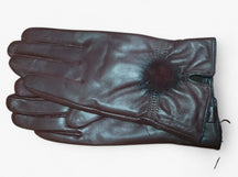 Gloves : Handschoenen Chocolade - Warme Leren - Luxe en Stijl in Chocolade One Size van Pantino