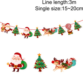 home & garden : VrolijkBanner - Kerstbannerslinger - Voeg een Feestelijk Tintje Toe aan Uw Huis in 3 van Pantino