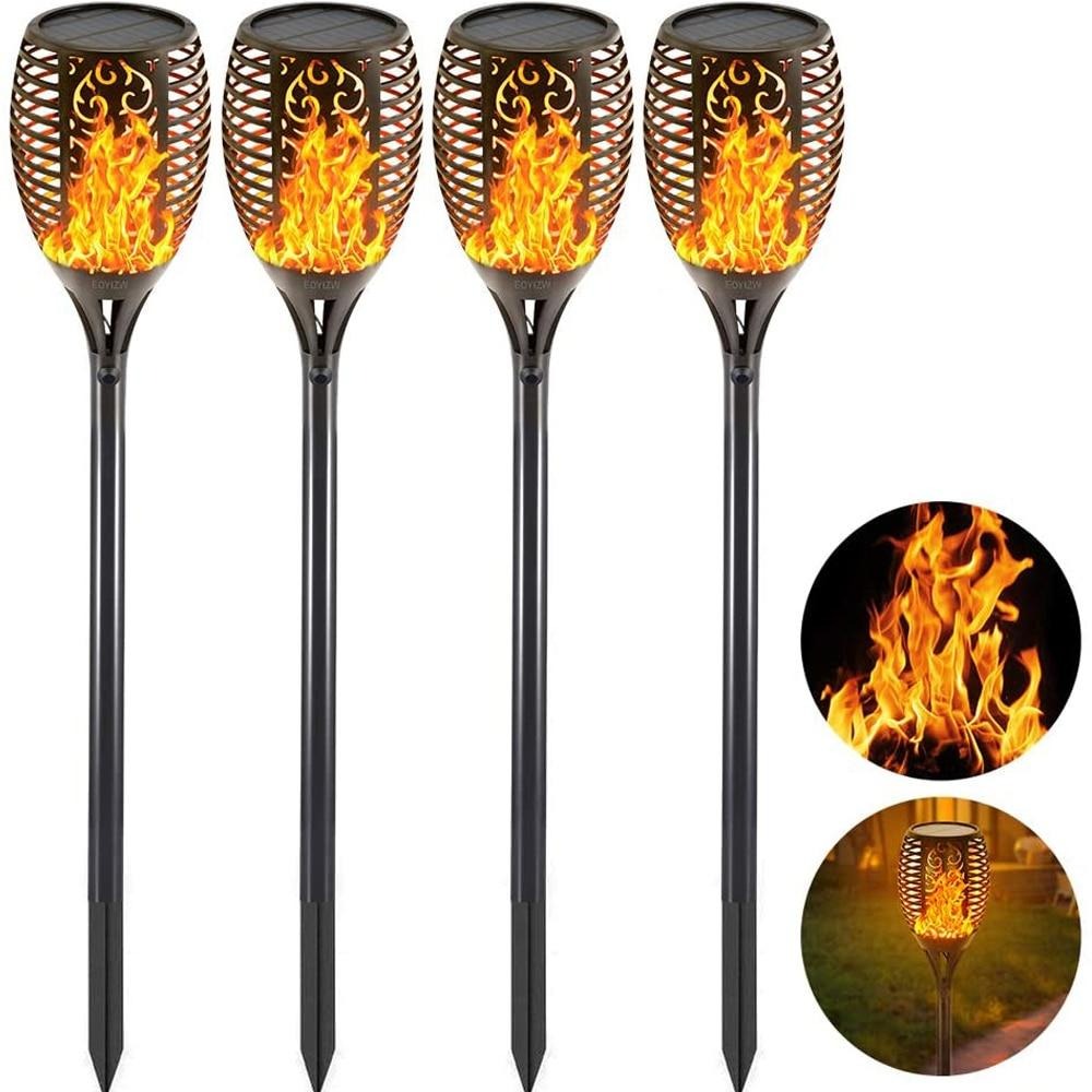 outdoor equipment : Flikkerende Vlam Solar Fakkels - Sfeerverlichting Tuin Feest - Solar LED in van Pantino