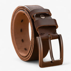 Belt : Heren Leren Riem - Premium Leer, Tijdloze Stijl & Perfecte Pasvorm in KOFFIE van Pantinoshop