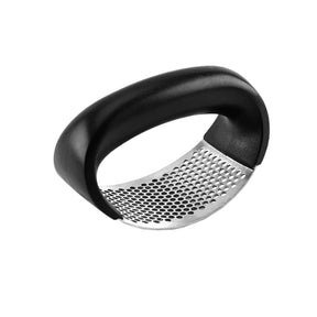 gadgets : Knoflookpers RVS - Gebogen Ergonomisch Keuken Gadget - RVS in van Pantino