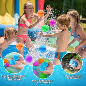 outdoor equipment : Herbruikbare Waterballon - Zelfsluitend Magisch Strand Speelgoed - Siliconen in van Pantino
