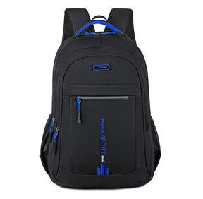 bags : Rugzak Heren Zwart-a - UrbanHike - Moderne Oxford Waterdichte in Blauw-A van Pantino