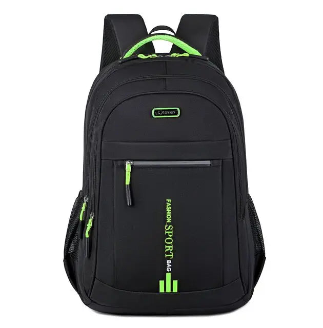 bags : Rugzak Heren Zwart-a - UrbanHike - Moderne Oxford Waterdichte in Groen-A van Pantino