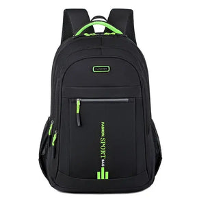 bags : Rugzak Heren Zwart-a - UrbanHike - Moderne Oxford Waterdichte in Groen-A van Pantino