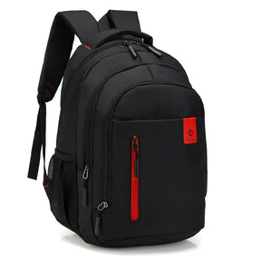 bags : Rugzak Heren Zwart-a - UrbanHike - Moderne Oxford Waterdichte in Rood-B van Pantino