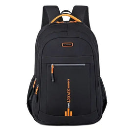 men's backpack : Rugzak Heren Zwart-a - UrbanHike - Moderne Oxford Waterdichte in Oranje-A van Pantinoshop