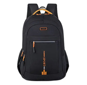 bags : Rugzak Heren Zwart-a - UrbanHike - Moderne Oxford Waterdichte in Oranje-A van Pantino