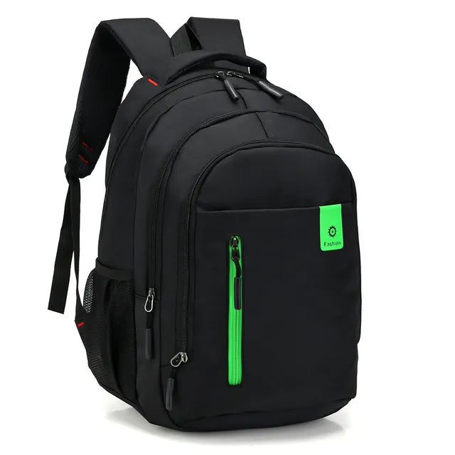 bags : Rugzak Heren Zwart-a - UrbanHike - Moderne Oxford Waterdichte in Groen-B van Pantino