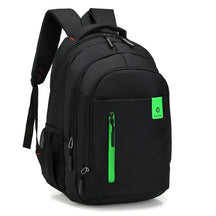 bags : Rugzak Heren Zwart-a - UrbanHike - Moderne Oxford Waterdichte in Groen-B van Pantino