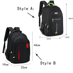 bags : Rugzak Heren Zwart-a - UrbanHike - Moderne Oxford Waterdichte in van Pantino