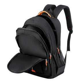 bags : Rugzak Heren Zwart-a - UrbanHike - Moderne Oxford Waterdichte in van Pantino