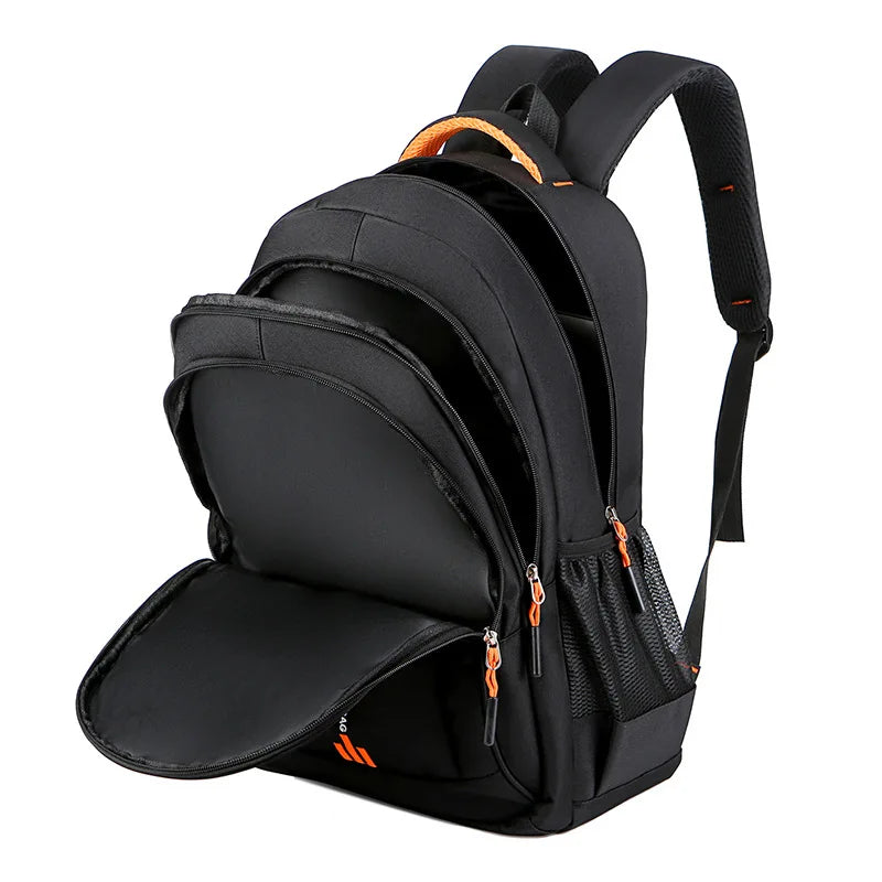 bags : Rugzak Heren Zwart-a - UrbanHike - Moderne Oxford Waterdichte in van Pantino