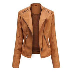 Herenjassen : Casual Leren Jack Leer - Camel in van Pantino
