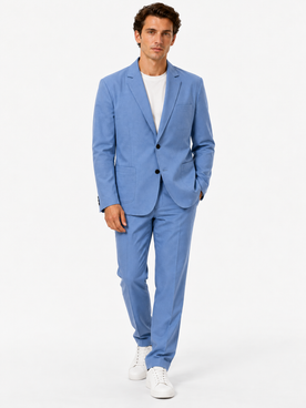 Men's linen suit slim fit - Elegant summer outfit for wedding