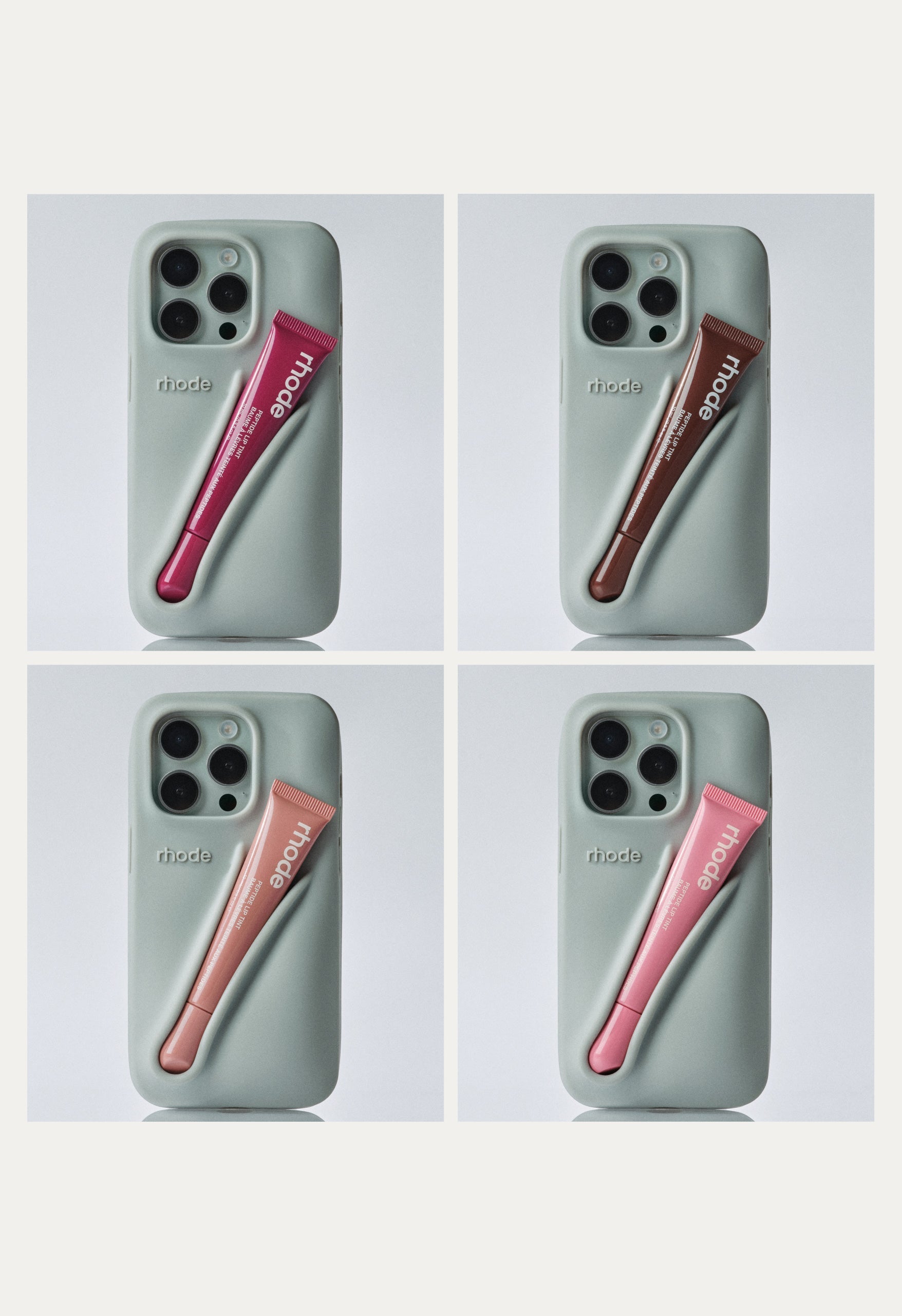 Phone Case : Silky Grip Lippenstift Houder - Siliconen in van Pantino