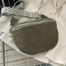 bags : Rits Breed Armbandje - Elastisch Accessoire in Groen van Pantino
