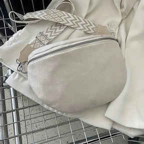 bags : Rits Breed Armbandje - Elastisch Accessoire in Wit van Pantino