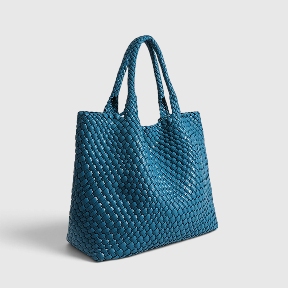Woven Tote Bag – Luxury Handbag with Spacious Design