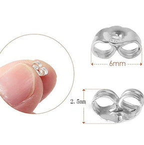 Earring Backs : Oorbellen Achterstopper - Zilver in van Pantino