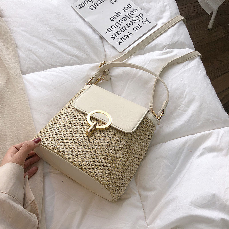 bags : Dames Handtas Polyester - Bruin in Beige 20cm x21cm x12cm van Pantino