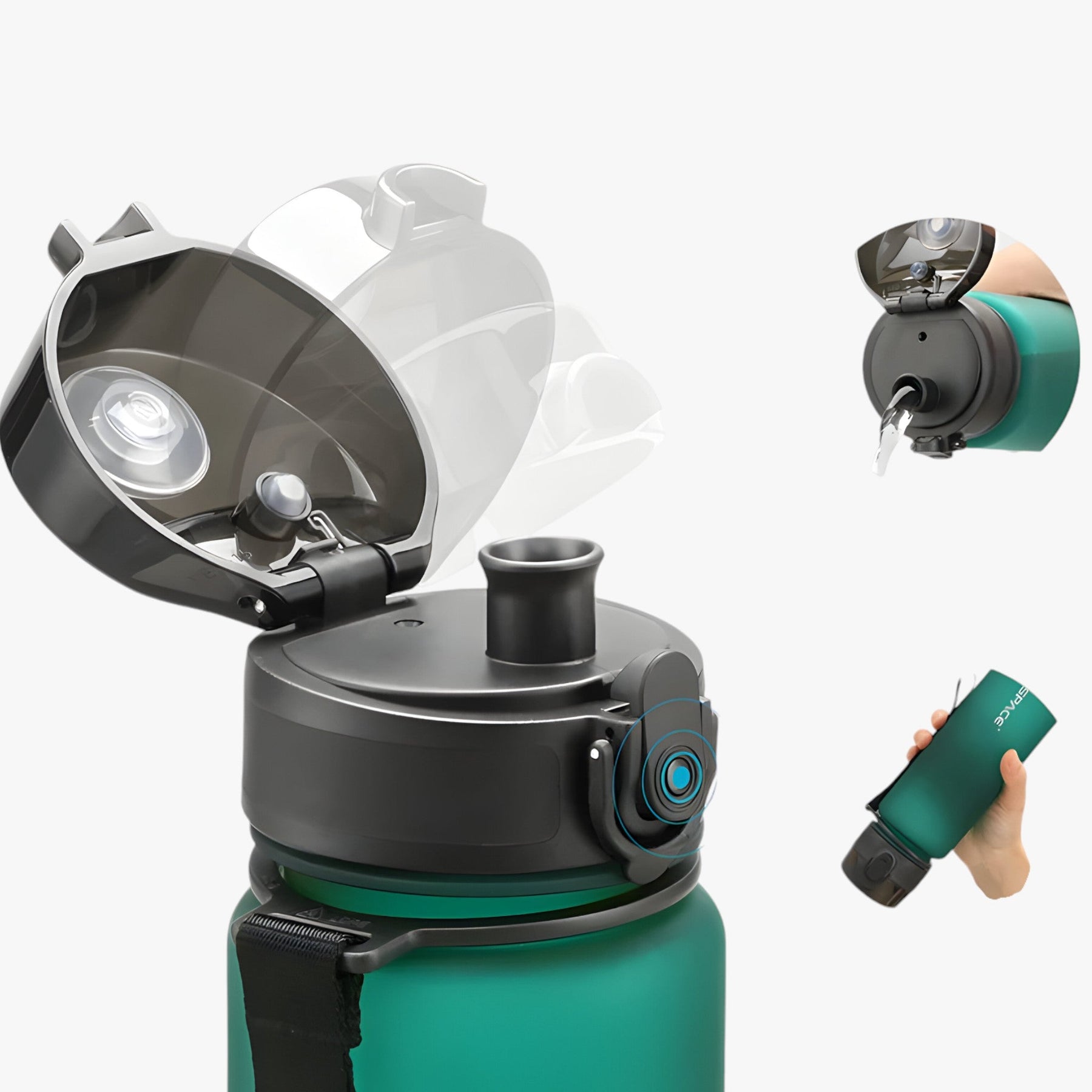 gadgets : HydraShake - Sport Shaker Bottle - BPA-Vrij en Lekvrij in van Pantino