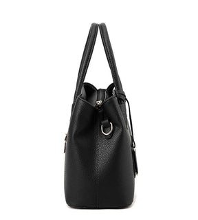 bags : Leren handtas Emily voor dames, zwart, ideaal voor dagelijks gebruik en avondjes uit. in van Pantino