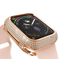 Apple Watch Rem Diamond Cover - Rosaguld - Rustfrit Stål - Kvinder