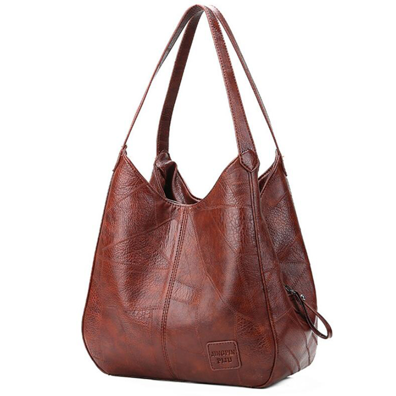 bags : Leren Schouderhandtas Dames - Dagelijks Comfortabel Design - PU-Leer in van Pantino