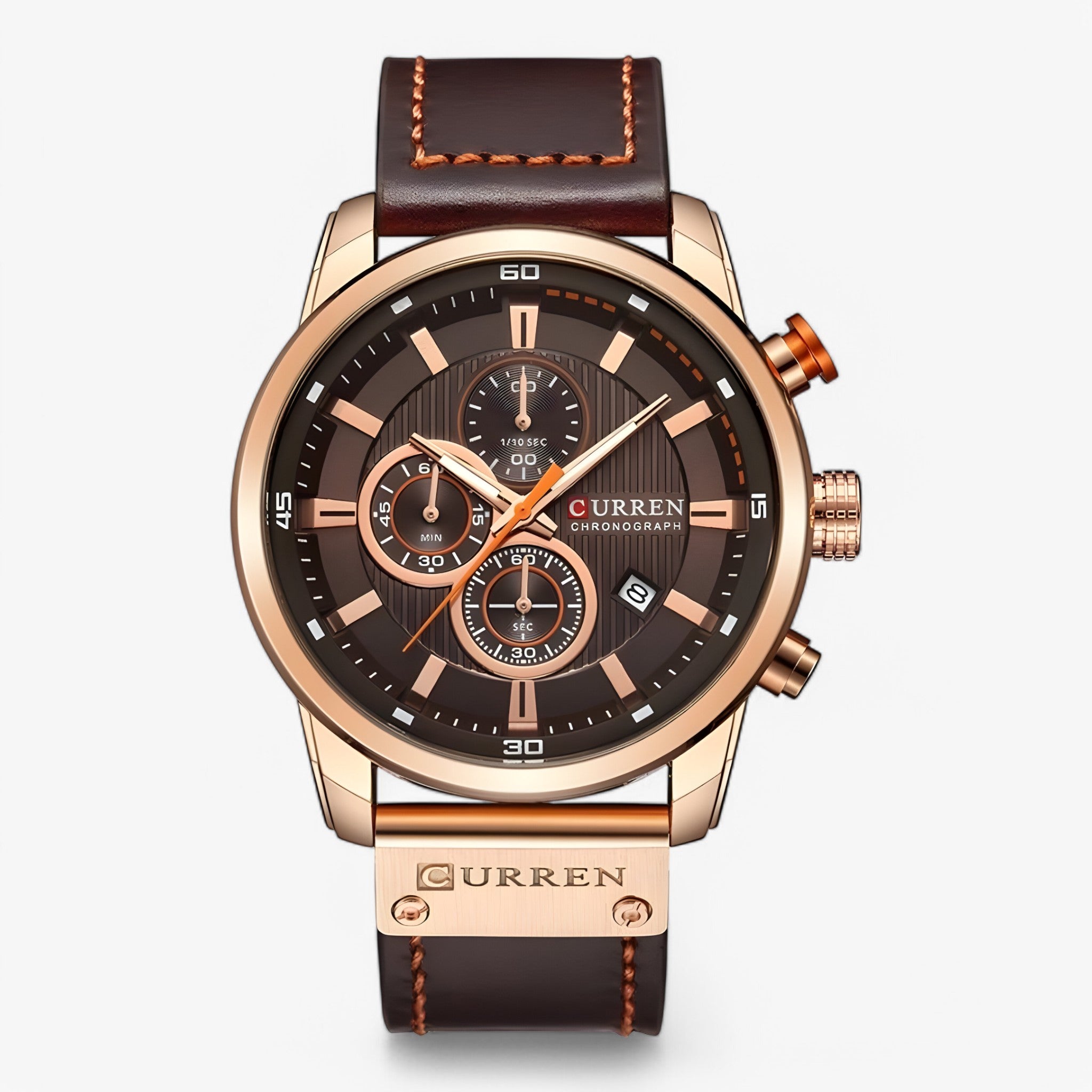 watches : Horloge Roségoud Zwart - Sport Polshorloge in Roségoud zwart van Pantino