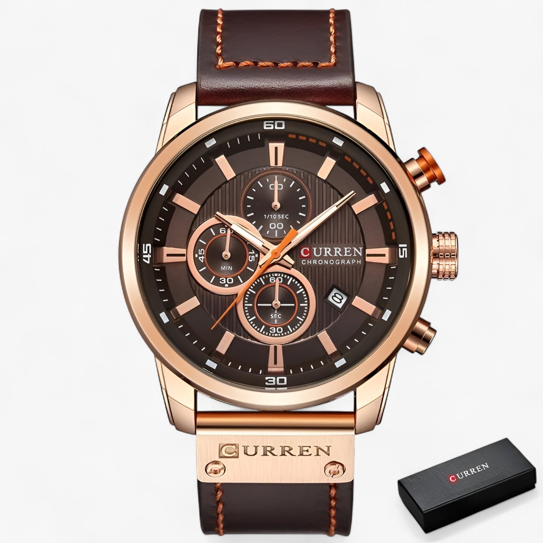 Watches : CURREN chronograaf polshorloge voor heren in van Pantino