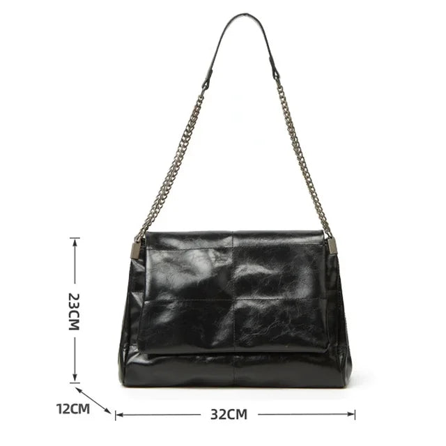 bags : PU-Leren Schoudertas Dames - Duurzame Elegante Klepsluiting - PU-Leer in van Pantino