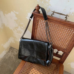 bags : PU-Leren Schoudertas Dames - Duurzame Elegante Klepsluiting - PU-Leer in van Pantino