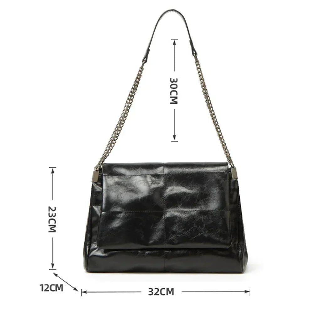 bags : PU-Leren Schoudertas Dames - Duurzame Elegante Klepsluiting - PU-Leer in van Pantino