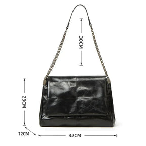bags : PU-Leren Schoudertas Dames - Duurzame Elegante Klepsluiting - PU-Leer in van Pantino